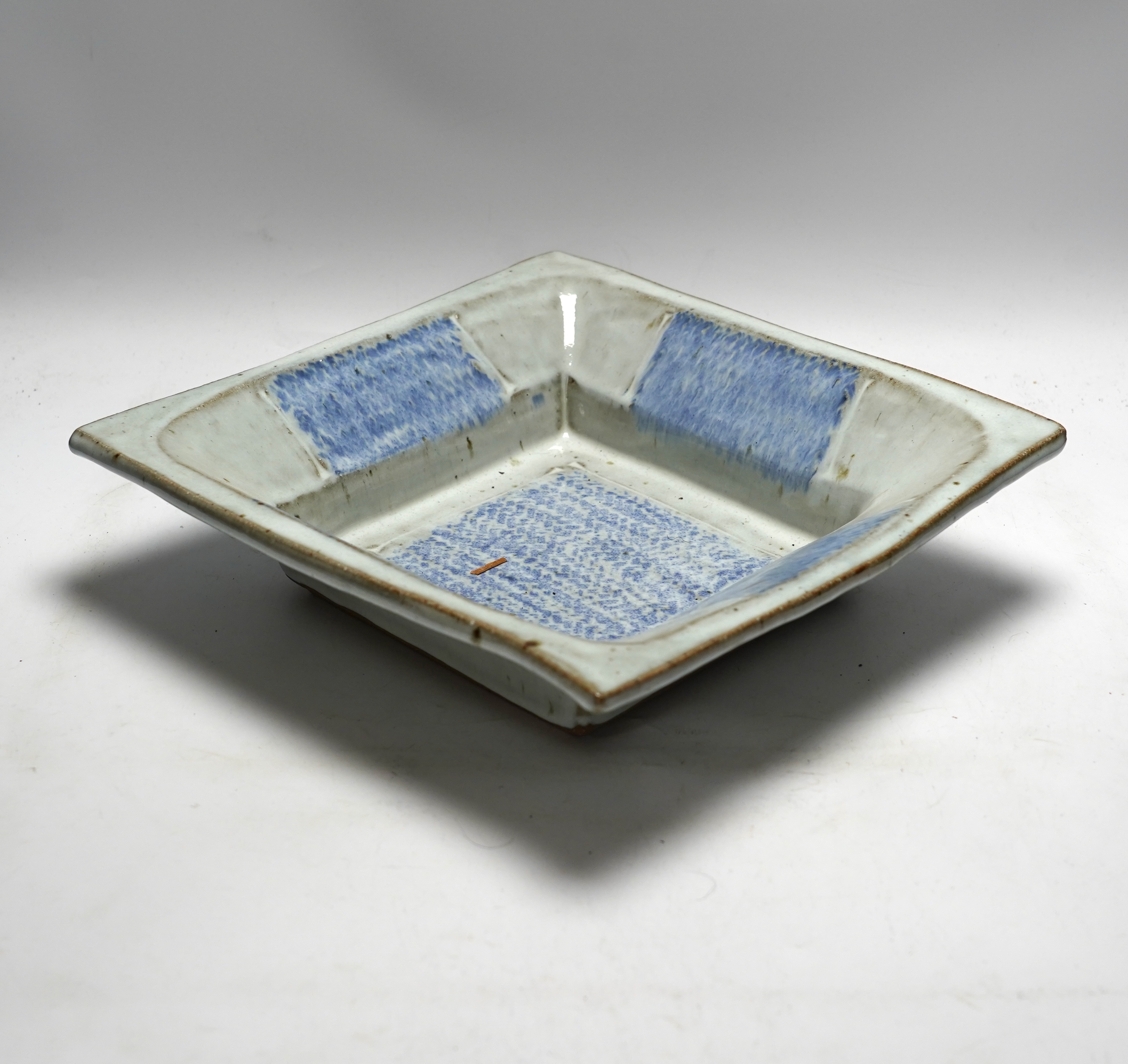 William Plumptre (b. 1959), studio pottery bowl, 30cmsq